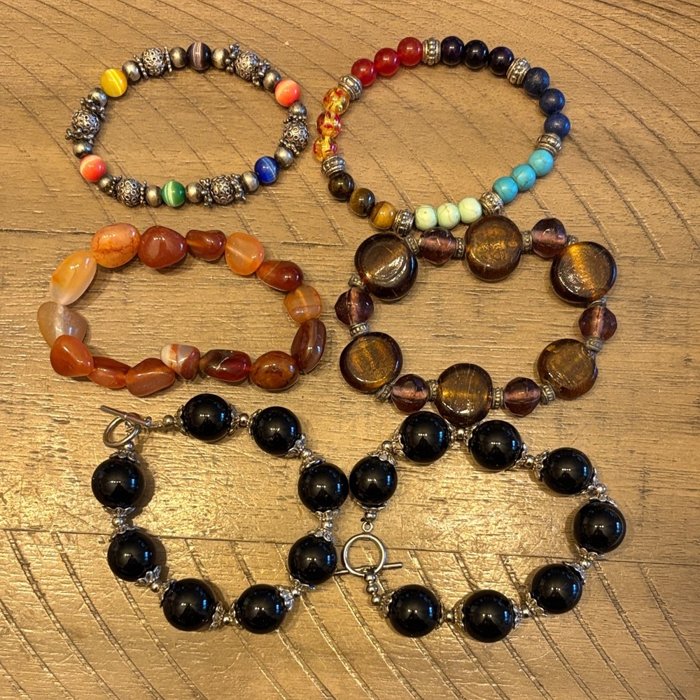 Colorful Beaded Bracelet Set